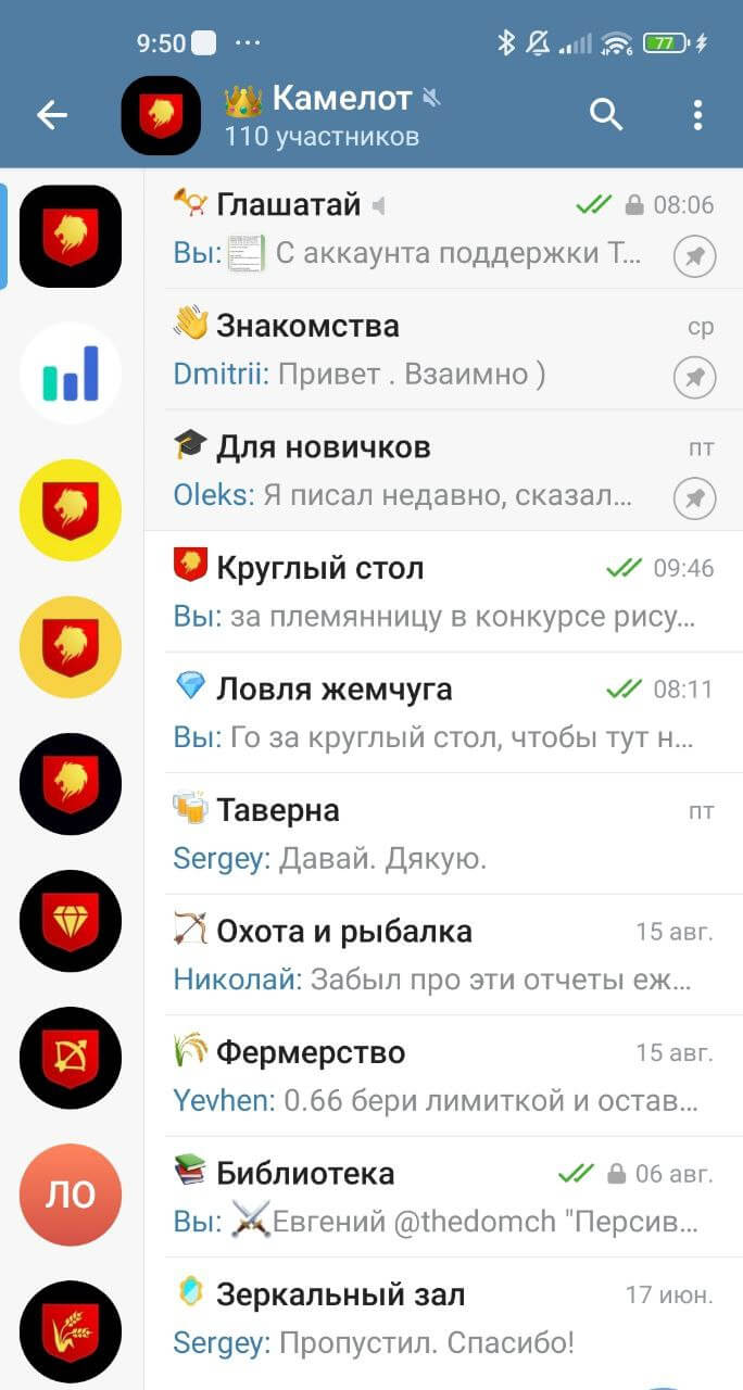 Доступ в сообщество